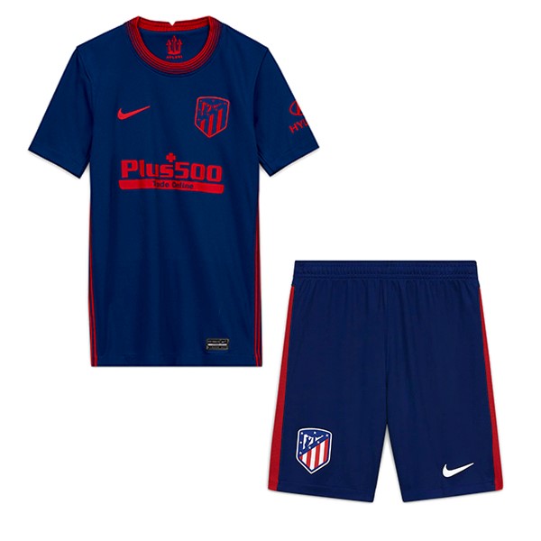 Camiseta Atletico Madrid Segunda equipo Niños 2020-21 Azul